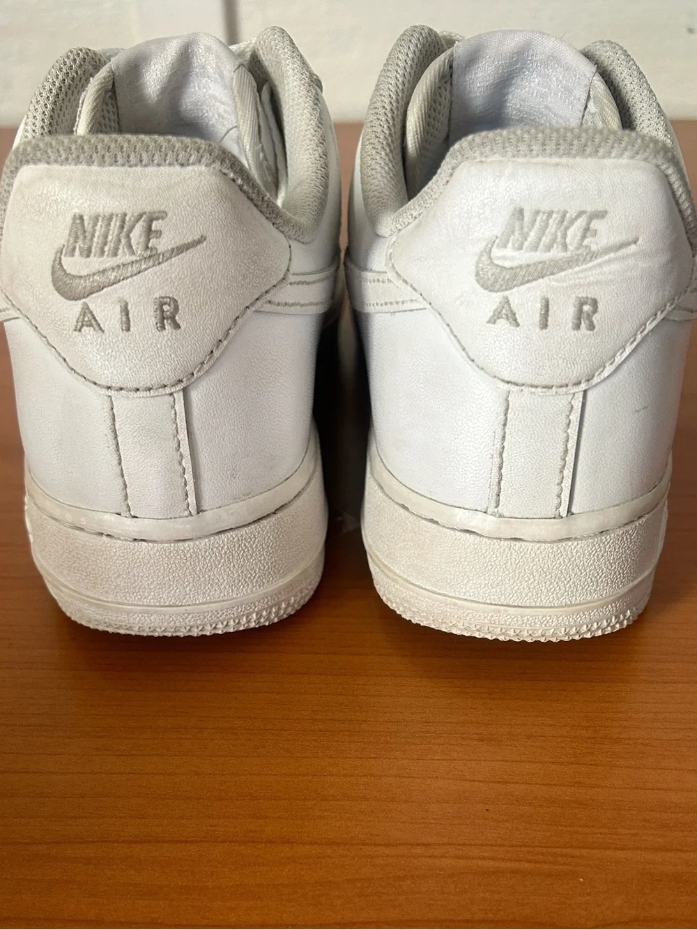 Nike White Low-Top Leather Sneakers